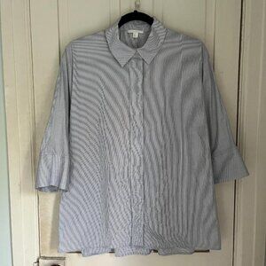 Cos wide square-cut cotton button-up